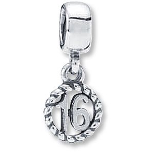 Pandora Number 16 Charm!